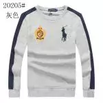 long sleeves t shirt ralph lauren sport an crown polo shirt gray